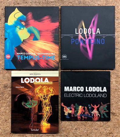MARCO LODOLA - Lotto unico di 4 cataloghi
