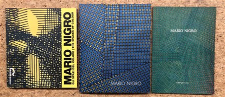 MARIO NIGRO - Lotto unico di 3 cataloghi