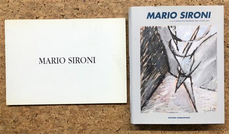 MARIO SIRONI - Lotto unico di 2 cataloghi:
