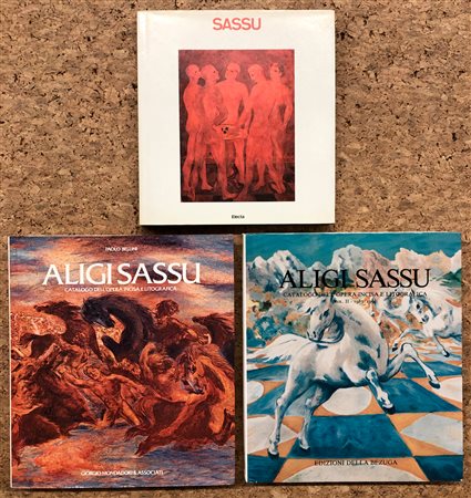 ALIGI SASSU - Lotto unico di 3 cataloghi