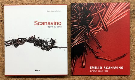 EMILIO SCANAVINO - Lotto unico di 2 cataloghi