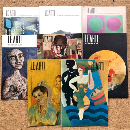 LE ARTI - RASSEGNA DI ATTUALITÀ ARTISTICA - Lotto unico di 8 numeri della rivista