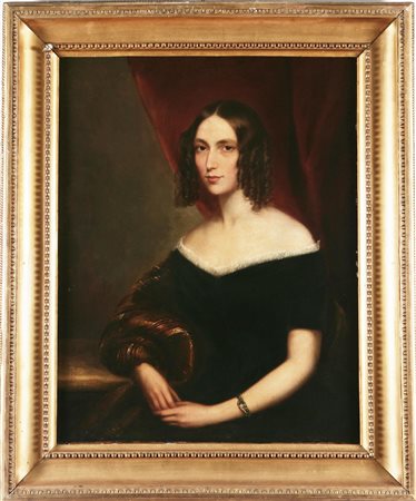 ARTISTA DELL'ITALIA SETTENTRIONALE METà DEL XIX SECOLO Ritratto di giovane...