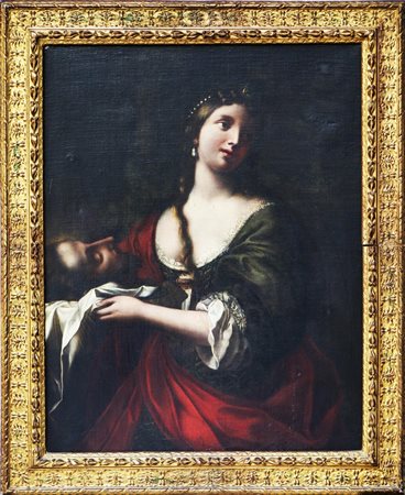 Ambiente di - DOLCI CARLO (1616 - 1686) Salomè con la testa del Battista....