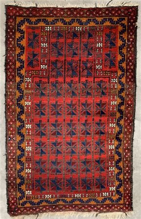 Tappeto preghiera Afghan, Turkestan occidentale, inizio secolo XX. Mirab a fond