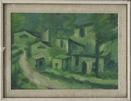 Ignoto "Senza titolo" 
olio su tela
cm 50x70. In cornice (lievi difetti)