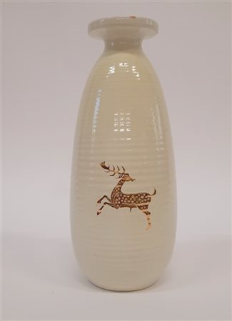 Manifattura Icaro Rodi
Vaso in ceramica con corpo a leggere costolature orizzon