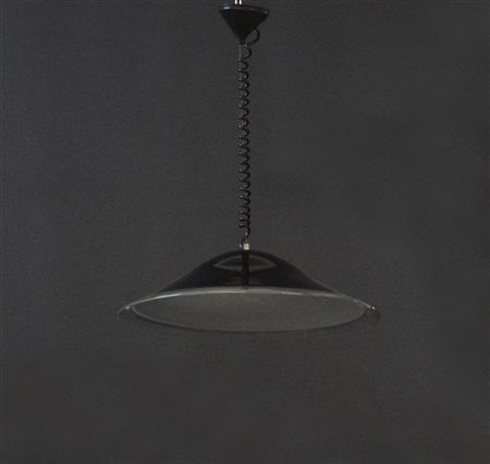 Renato Toso Lampada a sospensione modello "Melaina". Produzione Leucos, Murano,