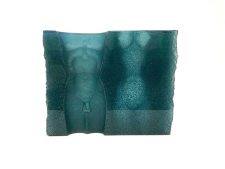 Josep Maria Subirachs "Comunication"
Scultura in pasta vitrea a cera persa color