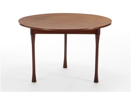 Gianni Moscatelli (Attribuito)
Tavolo con piano circolare in teak impiallacciato