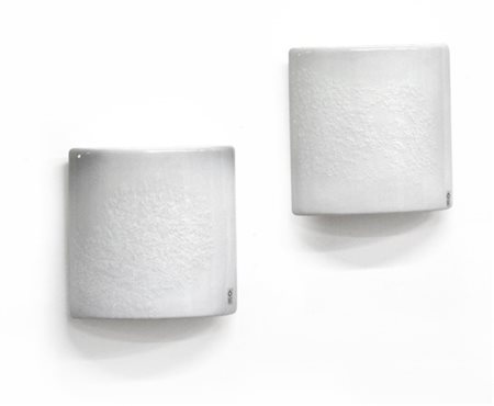 Leucos * Coppia di lampade da parete o da soffitto in vetro soffiato in stampo i