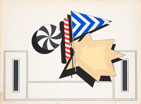 LUCIO DEL PEZZO (1933-2020) - La bandierina, 1968