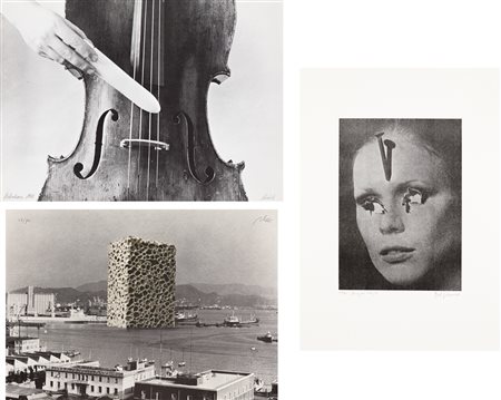 AUTORI VARI (PLESSI, STURLI, KUBISCH) - Lotto unico composto da 3 litografie