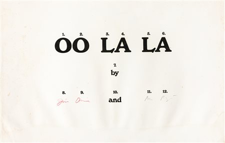 JIM DINE E RON PADGETT - Oo La La, 1970