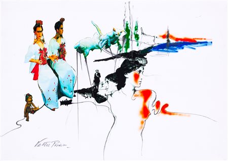 VETTOR PISANI (1934-2011) - Notte di Virgina Woolf, 2003