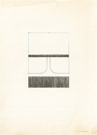CARLO LORENZETTI (1934) - Senza Titolo, 1973