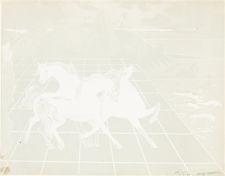 AUTORI VARI (SASSU, MARZULLI) - Lotto unico di 2 opere