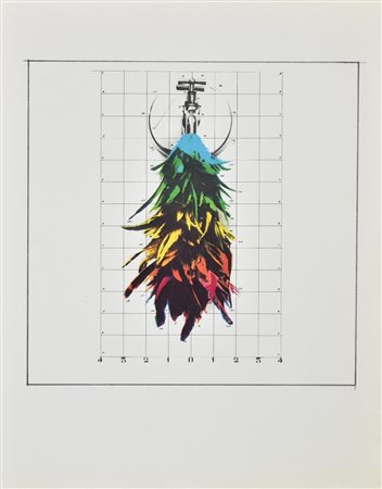 Fabrizio Plessi RAPPORTO SULL'ACQUA riproduzione fotolitografica su...