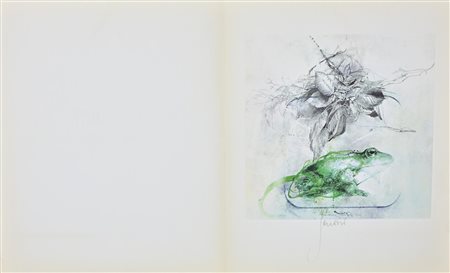 Sergio Saroni SENZA TITOLO litografia su carta, cm 29,5x47,5; es. 4509/5000...