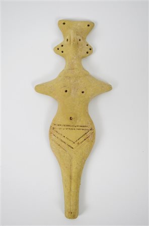 DIVINITA' FEMMINILE DATAZIONE: 2.500-2.000 a. C. MATERIA E TECNICA: argilla...