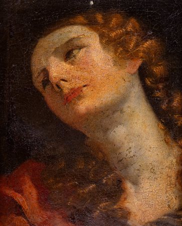 Scuola italiana, secolo XVII - Testa di giovane donna (Maddalena?)