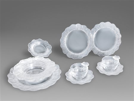 Lalique - Lotto di cristalleria Honfleurs