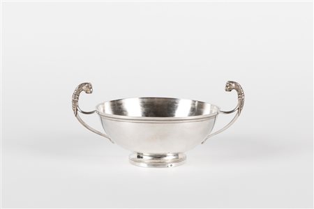 Coppa biansata in argento, Francia fine secolo XVIII - inizi secolo XIX