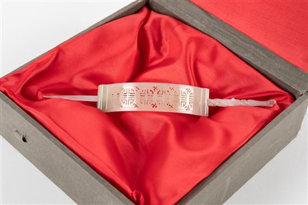 Fermacapelli in giadeite, Cina secolo XX