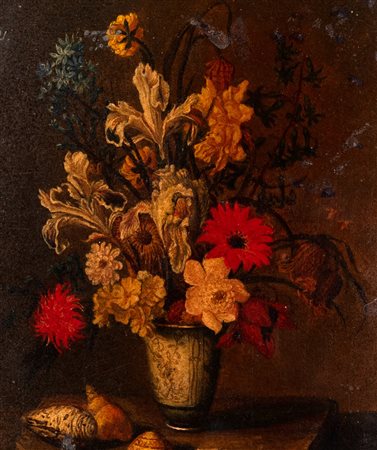 Scuola italiana, secolo XIX - Vaso di fiori