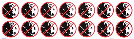 BALDESSARI JOHN (n. 1931) Wallpaper. 2001. Serigrafia. Cm 250x61. Indicazione...