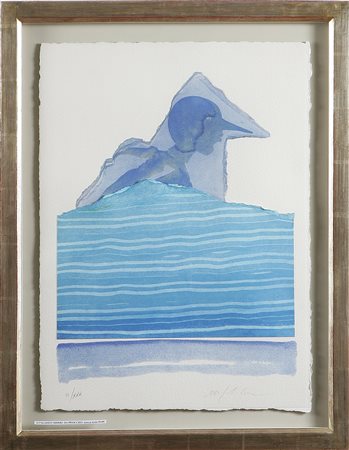 PALADINO MIIMMO (n. 1948) Pinocchio naufrago. Acquaforte, acquatinta,...