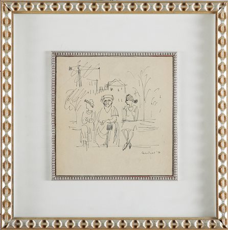 CONSTANT (1920 - 2005) Senza titolo. 1976. Inchiostro su cartone. Cm...