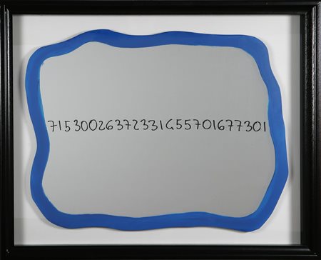 PISTOLETTO MICHELANGELO (n. 1933) Frattale. 2000. Specchio. Cm 63x83. Al...