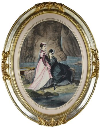 LA SOSTA stampa su carta, cm 98x75