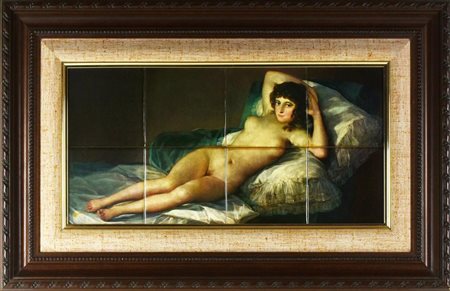 LA MAJA DESNUDA piastrelle in ceramica, cm 39x60