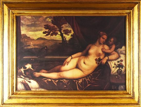 VENERE E AMORE stampa su carta, cm 46x60
