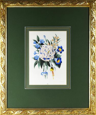 MAZZO DI FIORI stampa su carta, cm 60x50