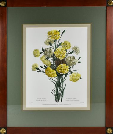 COMPOSIZIONE FLOREALE stampa su carta, cm 80x66
