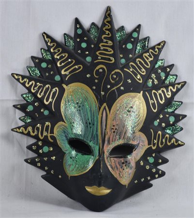 MASCHERA VENEZIANA in ceramica cm 27x23