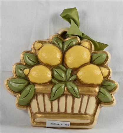 FORMELLA GRANDE THUN CON CESTO DI LIMONI cm 24x26