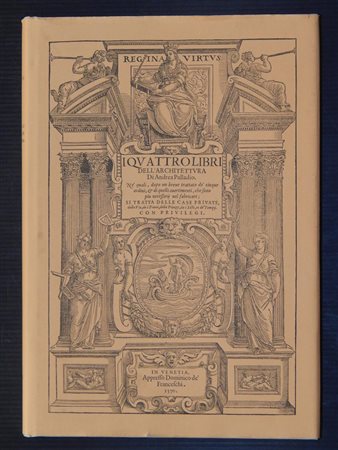 I QUATTRO LIBRI DELL'ARCHITETTURA DI ANDREA PALLADIO libro illustrato delle...