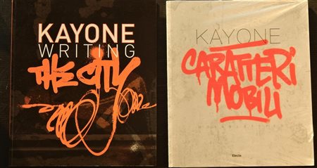 KAYONE 2 Cataloghi delle opere a graffiti dell'artista Kayone in ottime...