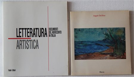 CATALOGO RICCAMENTE ILLUSTRATO CON LE OPERE DI ANGELO DEL BON edizione Electa...