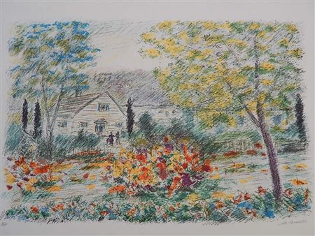 Michele Cascella SENZA TITOLO litografia su pietra, cm 50x70; es. P.A. firma...