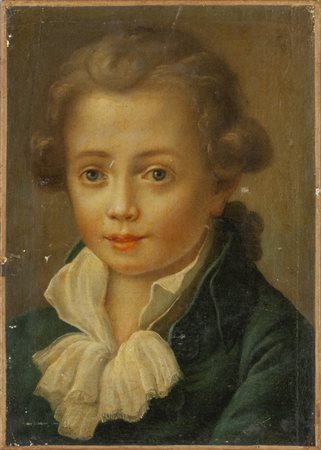 Scuola francese sec.XVIII "Ritratto di ragazzo" 