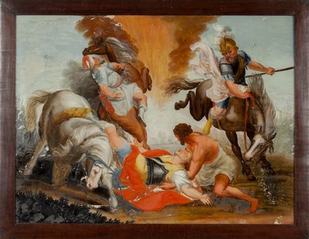 Scuola siciliana sec.XVIII "La conversione di San 