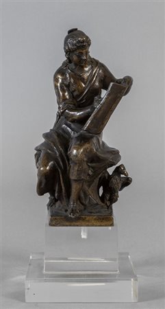San Giovanni Evangelista, scultura in bronzo a 