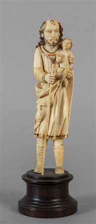 San Cristoforo, scultura in avorio, arte 
