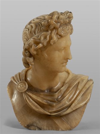 Apollo, importante scultura in alabastro, 