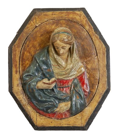 Scuola emiliana sec.XVIII "Madonna che legge un 